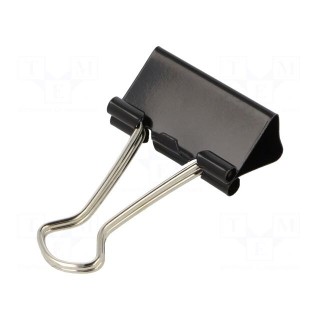 Binder clip | Size: 25mm | 12pcs.