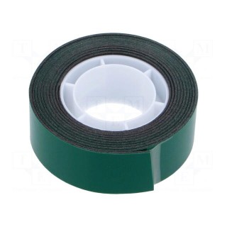 Fastening tape | double-sided | W: 19mm | L: 1.5m | Adhesive: acrylic