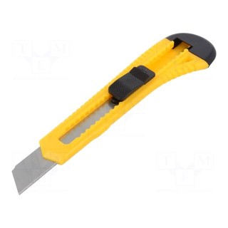 Knife | 18mm | Handle material: plastic