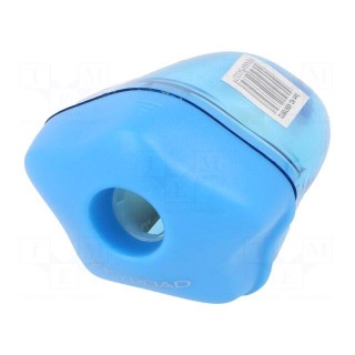 Pencil sharpener | single,with container | mix colours | plastic