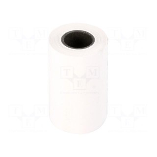 Office supplies: thermal roll | white | W: 57mm | L: 7m | Ø: 30mm | 10rl.