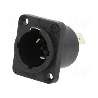 APPLIANCE INLET CONNECTOR WITHOUT INSULATION DIVID