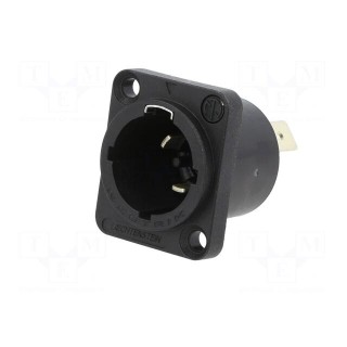 APPLIANCE INLET CONNECTOR WITHOUT INSULATION DIVID
