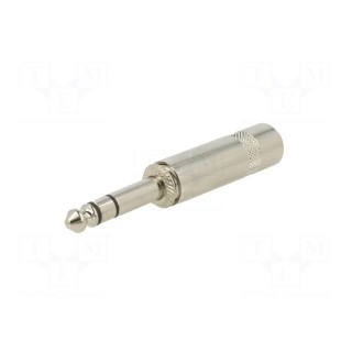 Plug | Jack 6,3mm | male | stereo | ways: 3 | straight | 7.6mm
