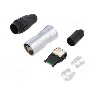 ETHERCON CAT6A CABLE CONNECTOR SELF-TERMINATION