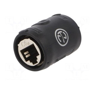 ETHERCON CAT6A FEEDTHROUGH COUPLER FOR CABLE EXTENSIONS