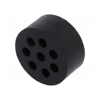 Insert for gland | with metric thread | Size: M32 | IP54 | Holes no: 8