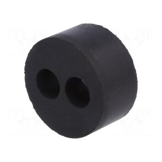 Insert for gland | 5mm | M20 | IP54 | NBR rubber | Holes no: 2