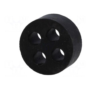 Insert for gland | 5mm | M25 | IP54 | NBR rubber | Holes no: 4