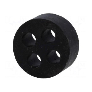 Insert for gland | 5mm | M25 | IP54 | NBR rubber | Holes no: 4
