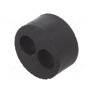 Insert for gland | 6mm | M20 | IP54 | NBR rubber | Holes no: 2