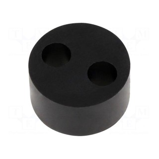 Insert for gland | with metric thread | Size: M25 | IP68 | Holes no: 2