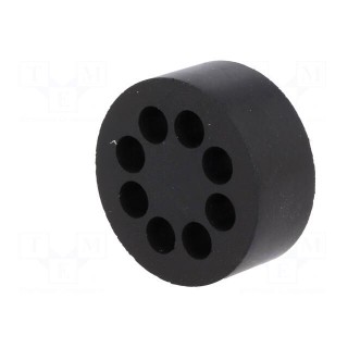 Insert for gland | with metric thread | Size: M40 | IP54 | Holes no: 8