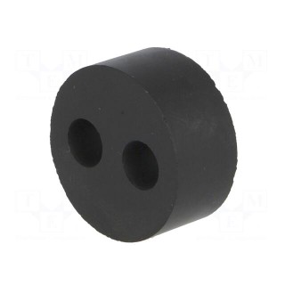 Insert for gland | 7mm | M32 | IP54 | NBR rubber | Holes no: 2