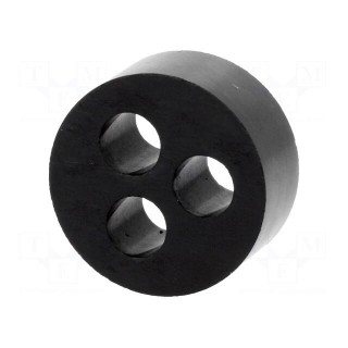Insert for gland | 7mm | M32 | IP54 | NBR rubber | Holes no: 3