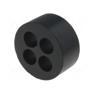 Insert for gland | 7mm | M32 | IP54 | NBR rubber | Holes no: 4