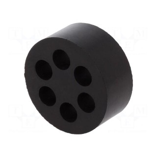 Insert for gland | with metric thread | Size: M40 | IP54 | Holes no: 6