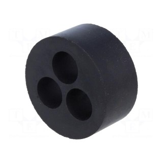 Insert for gland | 8mm | M32 | IP54 | NBR rubber | Holes no: 3