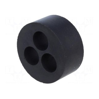 Insert for gland | 8mm | M32 | IP54 | NBR rubber | Holes no: 3