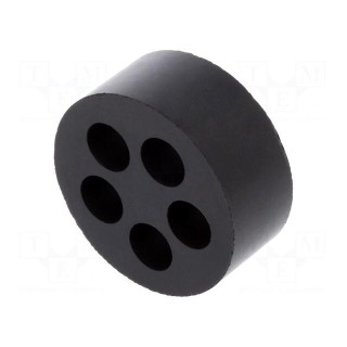 Insert for gland | 8mm | M40 | IP54 | NBR rubber | Holes no: 5