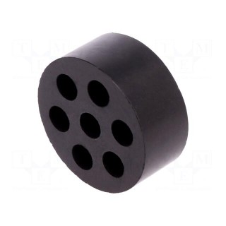 Insert for gland | with metric thread | Size: M50 | IP54 | Holes no: 7