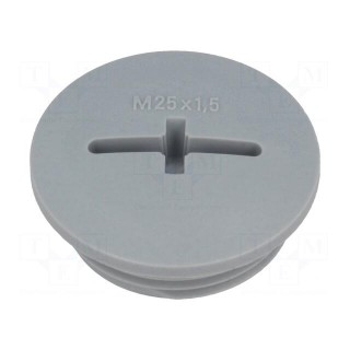 Stopper | M25 | 1.5 | IP54 | polyamide | dark grey | SKINDICHT® | 8mm