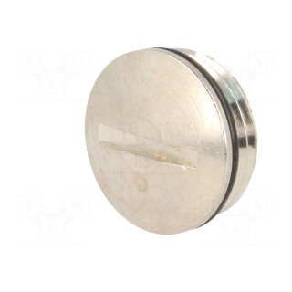 Stopper | PG11 | IP68 | Mat: brass | Man.series: SKINDICHT® | with seal