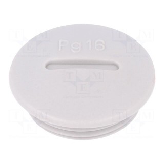 Stopper | PG16 | IP54 | polyamide | light grey | SKINDICHT® BLK-GL | 6mm