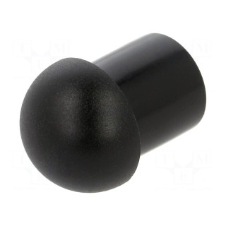 Stopper | polyamide | black | Entrelec | Ø: 12mm | -20÷100°C | Size: 16