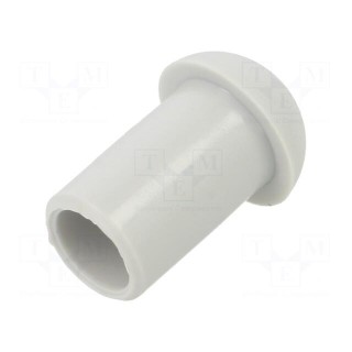 Stopper | polyamide | light grey | Entrelec | Ø: 9.7mm | -20÷100°C