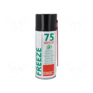 Freezing aerosol | colourless | 400ml | spray | FREEZE75 | -49°C