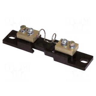 Current shunt | for DIN rail mounting | 4A | Class: 0,2 | 60mV