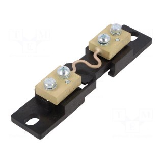 Current shunt | 20A | Class: 0.2 | 100mV | for DIN rail mounting