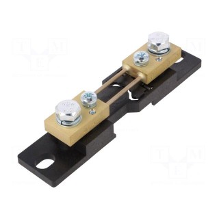 Current shunt | for DIN rail mounting | 40A | Class: 0,2 | 60mV