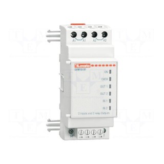 Extension module | for DIN rail mounting | Output: relay x2