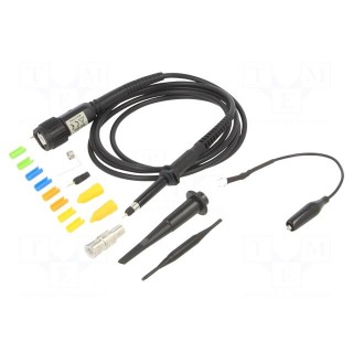 Probe: for oscilloscope | passive | 500MHz | 10: 1 | 300V | BNC plug