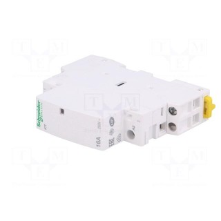 Contactor: 1-pole installation | NO | 230÷240VAC | 16A | DIN | ICT | 500V