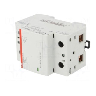 Contactor: 2-pole installation | NO x2 | 24VAC | 24VDC | 100A | DIN | ESB