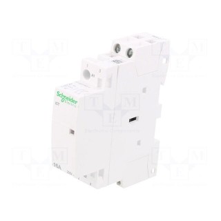 Contactor: 2-pole installation | 16A | 220VAC | NO x2 | IP20 | -5÷60°C