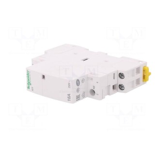 Contactor: 2-pole installation | NO x2 | 24VAC | 16A | DIN | ICT | W: 18mm