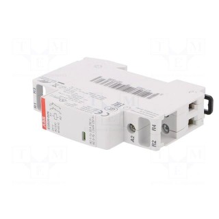 Contactor: 2-pole installation | NC x2 | 24VAC | 24VDC | 20A | DIN | ESB