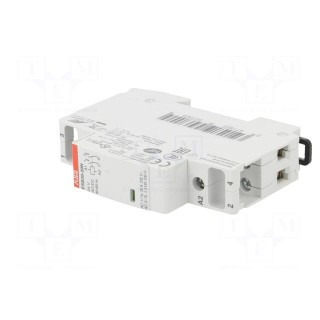 Contactor: 2-pole installation | NO x2 | 24VAC | 24VDC | 20A | DIN | ESB