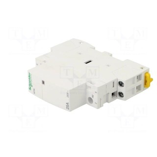 Contactor: 2-pole installation | 25A | 230÷240VAC | NO x2 | IP20 | 500V