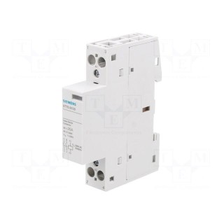 Contactor: 2-pole installation | 25A | 230VAC | NO x2