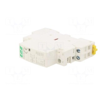Contactor: 2-pole installation | 25A | 24VDC | NC x2 | IP20 | -25÷50°C