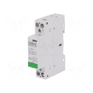 Contactor: 2-pole installation | NO x2 | 230VAC | 32A | DIN | IKA