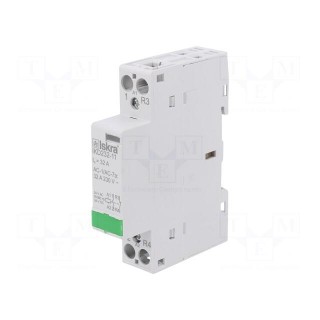 Contactor: 2-pole installation | 32A | 24VAC,24VDC | NC + NO