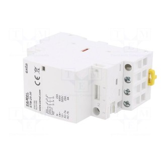 Contactor: 3-pole installation | 25A | 230VAC | NO x3 | -5÷60°C