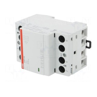 Contactor: 3-pole installation | 63A | 230VAC,230VDC | NO x3