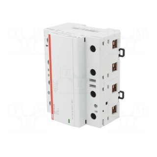Contactor: 4-pole installation | NO x4 | 24VAC | 24VDC | 100A | DIN | ESB